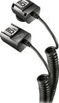 Rocketfish™ - Off-Camera Flash Shoe Cord for Canon - Black
