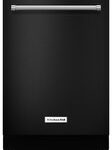 KitchenAid - 24" Tall Tub Built-In Dishwasher - Black