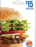 Burger King - $15 Gift Card