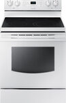 Samsung - 5.9 Cu. Ft. Self-Cleaning Freestanding Electric Convection Range - White