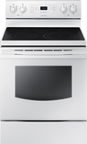 Samsung - 5.9 Cu. Ft. Self-Cleaning Freestanding Electric Convection Range - White - Image 1