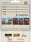Darden Restaurants - $60 Gift Card