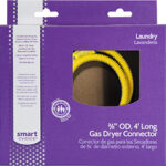 Smart Choice - Stainless Steel - Dryer Gas Line 3/8" X 4'