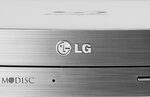 LG - 14x External USB 3.0/2.0 Blu-ray Disc Drive - Silver