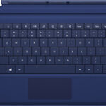 Microsoft - Type Cover for Surface Pro 3 - Blue