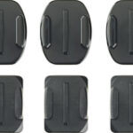 GoPro - Flat and Curved Adhesive Mounts (6-Count) - Black/White
