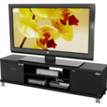 Sonax - TV Stand for TVs Up to 80" - Black