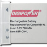 DigiPower - CN4L Rechargeable Lithium-Ion - Gray