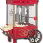Nostalgia Electrics - Hot Oil Kettle Countertop Popcorn Maker - Red/Gold
