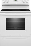 Amana - 4.8 Cu. Ft. Self-Cleaning Freestanding Electric Range - White