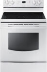 Samsung - 5.9 Cu. Ft. Self-Cleaning Freestanding Electric Convection Range - White