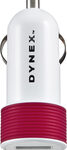 Dynex™ - USB Vehicle Charger - Ruby