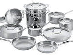 Cuisinart - Chef's Classic 17-Piece Cookware Set - Stainless-Steel