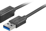 Insignia™ - 3' USB 3.0 A-Male-to-B-Male Cable - Black