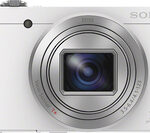Sony - DSC-WX500 18.2-Megapixel Digital Camera - White