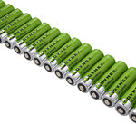 Dynex™ - Rechargeable AA Batteries (16-Pack) - Green/Silver