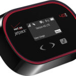 Novatel - Verizon Jetpack MiFi 5510L 4G LTE Mobile Hotspot - Black/Red (Verizon Wireless)
