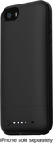 mophie - juice pack air Charging Case for Apple® iPhone® 5 and 5s - Black - Image 1