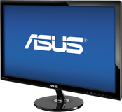 Asus - 27" Widescreen Flat-Panel LED HD Monitor - Black - Image 1