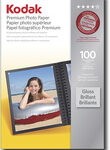 Kodak - 100-Pack 4" x 6" High-Gloss Photo Paper - White