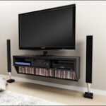 Prepac - Series 9 Wall-Mount A/V Console - Black