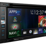 Pioneer - NEX - 6.2" - Built-In GPS - CD/DVD - Built-In Bluetooth - In-Dash Receiver with Partially Detachable Faceplate - Black