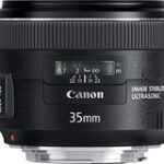 Canon - EF 35mm f/2 IS USM Wide-Angle Lens - Black