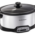 Hamilton Beach - 7-Quart Slow Cooker - Black