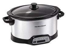 Hamilton Beach - 6-Quart Slow Cooker - Black - Image 1