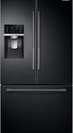 Samsung - 27.8 Cu. Ft. French Door Refrigerator - Black