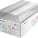Memorex - 50-Pack Slim Jewel Cases - Clear