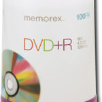 Memorex - 100-Pack 16x DVD+R Disc Spindle