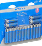 Dynex™ - AA Batteries (16-Pack) - Blue/Silver