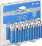 Dynex™ - AAA Batteries (36-Pack) - Blue/Silver