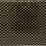 Isaac Mizrahi - Mini Dot Laptop Sleeve - Black/Gold