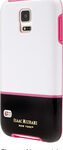 Isaac Mizrahi New York - Case for Samsung Galaxy S 5 Cell Phones - White/Black