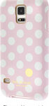 Isaac Mizrahi New York - Case for Samsung Galaxy S 5 Cell Phones - Pink/White