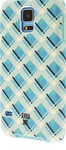 Anna Sui - Case for Samsung Galaxy S 5 Cell Phones - Blue/White
