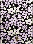 Anna Sui - Pop Flowers Folio Hard Case for Apple® iPad® Air - Black/Purple/White