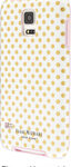 Isaac Mizrahi New York - Case for Samsung Galaxy S 5 Cell Phones - White/Gold