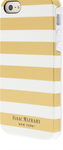 Isaac Mizrahi New York - Stripes Case for Apple® iPhone® 5 and 5s - Gold/White