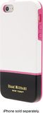 Isaac Mizrahi New York - Color Block Case for Apple® iPhone® 5 and 5s - White/Black - Image 1