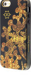 Nanette Lepore - Glitter Floral Case for Apple® iPhone® 5 and 5s - Black/Gold