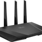 Asus - Extreme Wireless-AC2400 Dual-Band Gigabit Router - Black