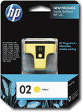 HP - 02 Yellow Original Ink Cartridge - Yellow - Image 1