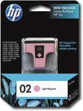 HP - 02 Light Magenta Original Ink Cartridge - Light Magenta - Image 1