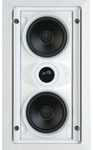 SpeakerCraft - AIM LCR 1 Dual 5-1/4" 2-Way In-Wall LCR Speaker (Each) - White