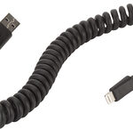 Griffin Technology - 4' USB-to-Lightning Cable - Black