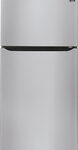 LG - 20.2 Cu. Ft. Top-Freezer Refrigerator - Stainless Steel