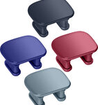 Modal - Wristband Clasps for Fitbit Flex Activity Trackers (4-Count) - Blue/Black/Red/Light Blue